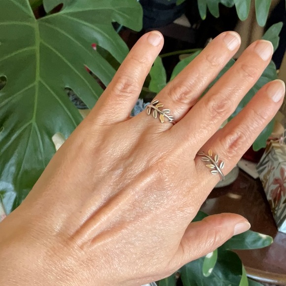 Pandora two tone ring size 60 - Picture 2 of 5